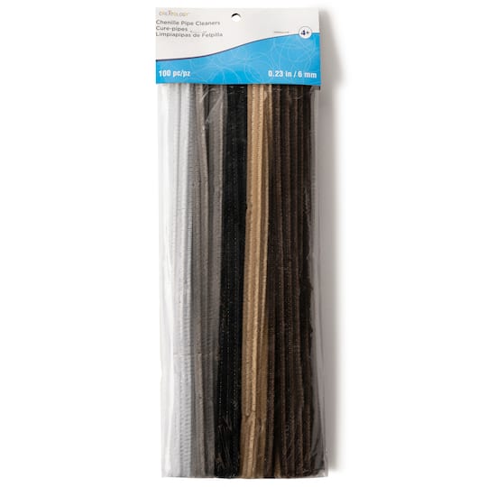 Natural Chenille Pipe Cleaners, 100ct. by Creatology™